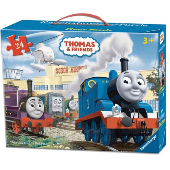 New sealed Ravensburger Floor Puzzle 24 Pc Thomas the Train  At the Airport - Picture 1 of 13